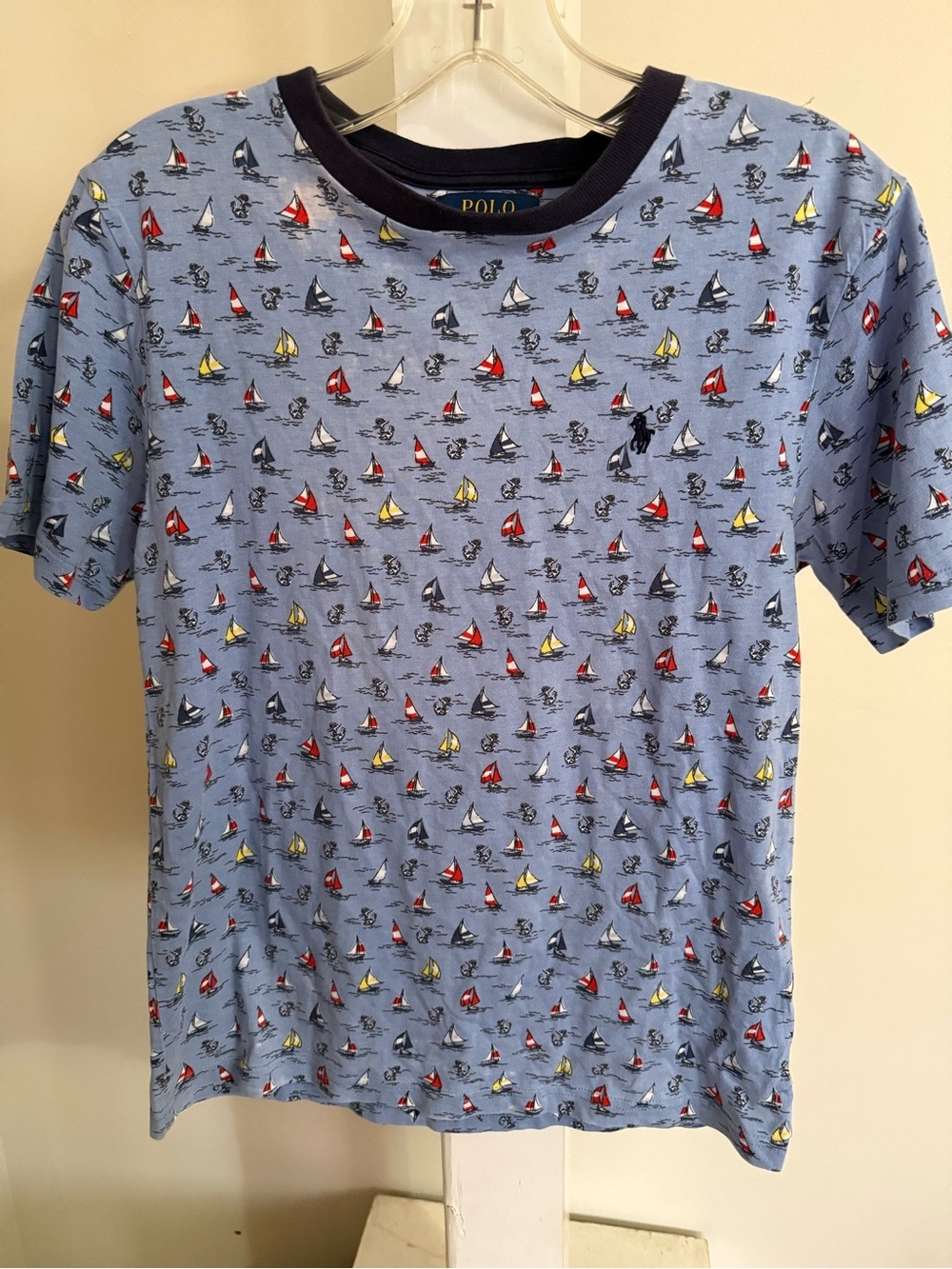 Polo Ralph Lauren Sailboat-Print Cotton Jersey Tee